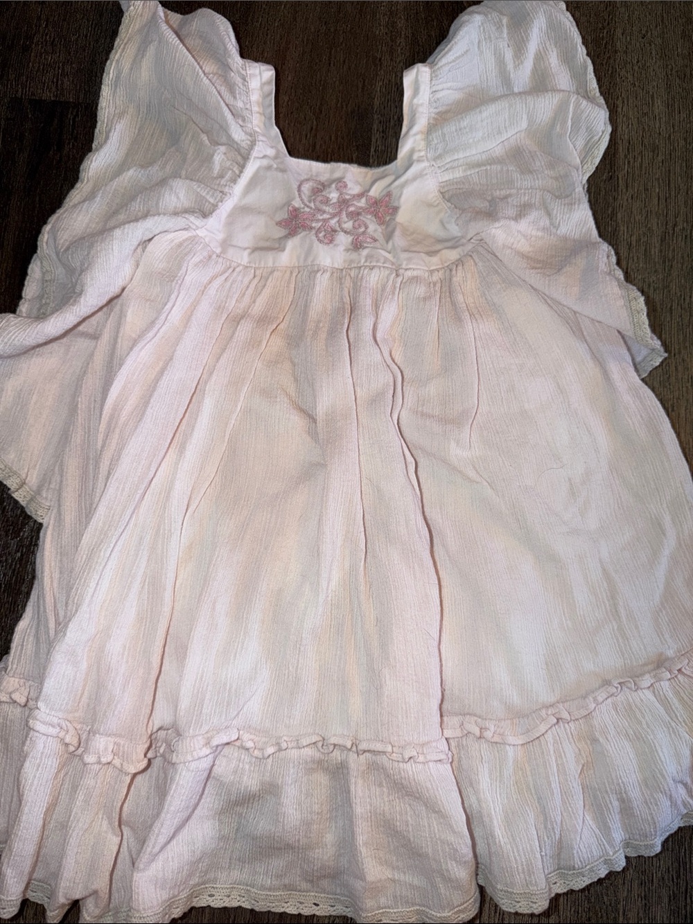 Well Dressed Wolf pink flutter sleeve dress 5